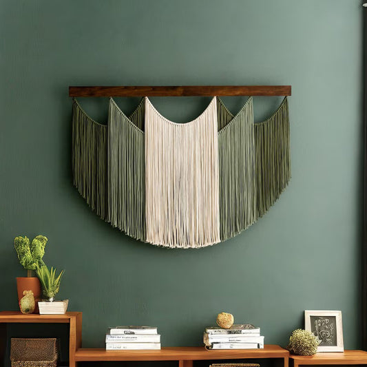Nourcove Bohemian Textured Woven Wall Tapestry - product image