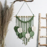 Nourcove Botanical Leaf-Design Woven Wall Hanging - product image