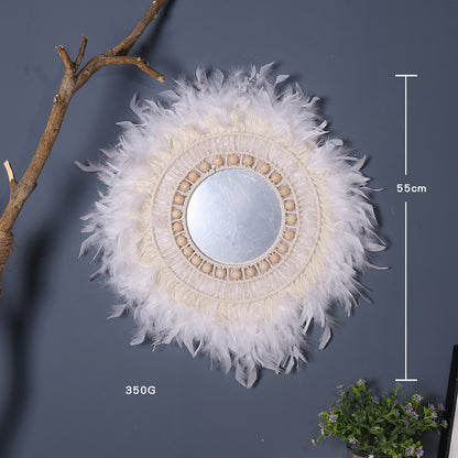 Nourcove Boho Feather-Inspired Decorative Wall Hanging - additional product photo